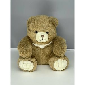 Fiesta American Wego Brown Tan Cream Plush Teddy Bear 1991 Vintage HTF